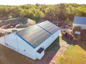 commercial solar installation Maine