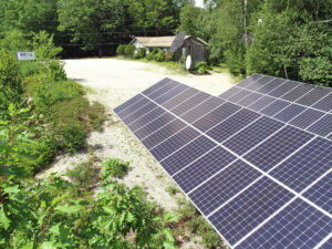 WERU solar panels Maine